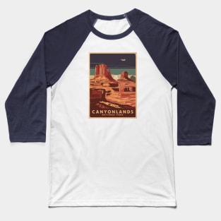 Canyonlands National Park Vistas of Stone Baseball T-Shirt